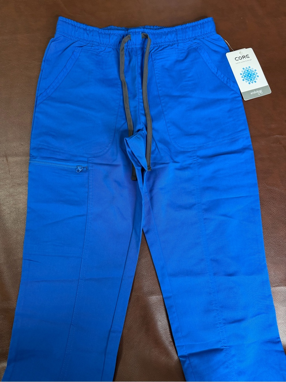Women’s scrubology Royal Blue scrub Drawstring Pants
